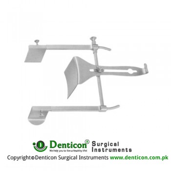 Golligher Retractor Complete With Central Blades Ref:- RT-910-90 and RT-910-91 Stainless Steel, Spread 185 mm